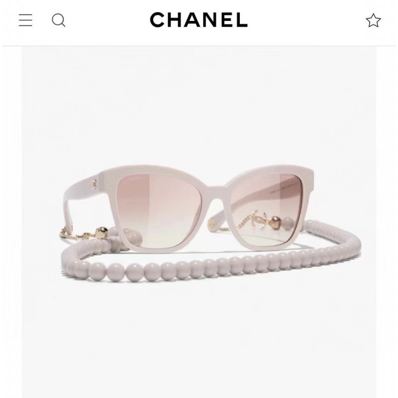 Chanel CH5487 Sunglasses In White