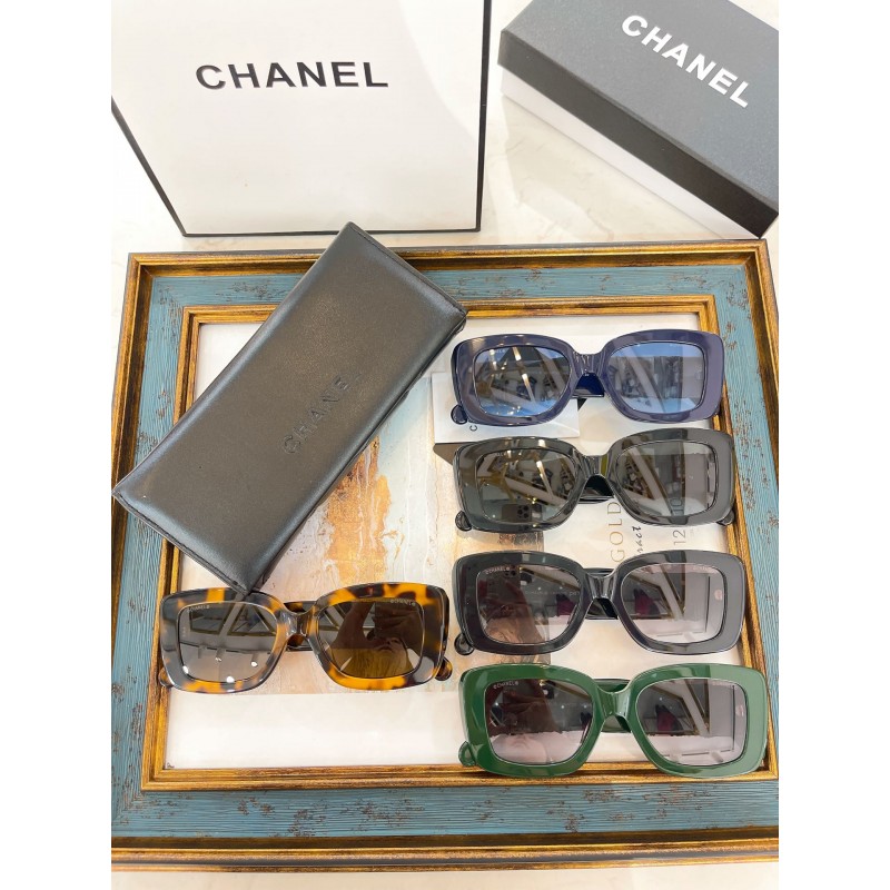 Chanel CH5473 Sunglasses In Black Gray