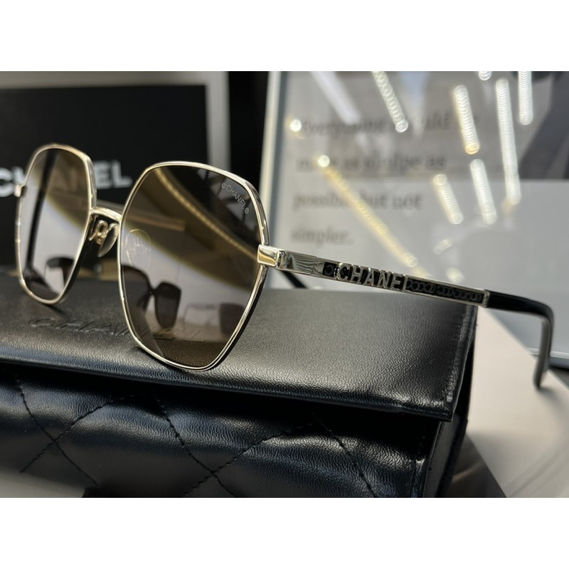 Chanel CH2204 Sunglasses In Golden Gray