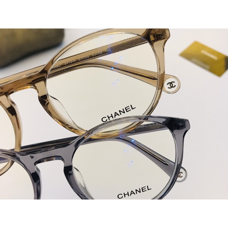 Chanel CH3413 Eyeglasses In Gray Transparent