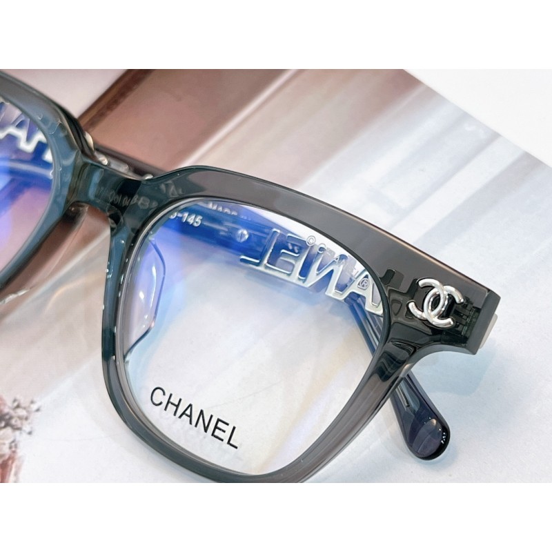 Chanel CH0747 Eyeglasses In Gray Transparent Silver