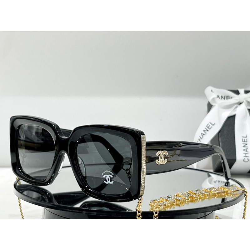Chanel CH5430 Sunglasses In Black Gray