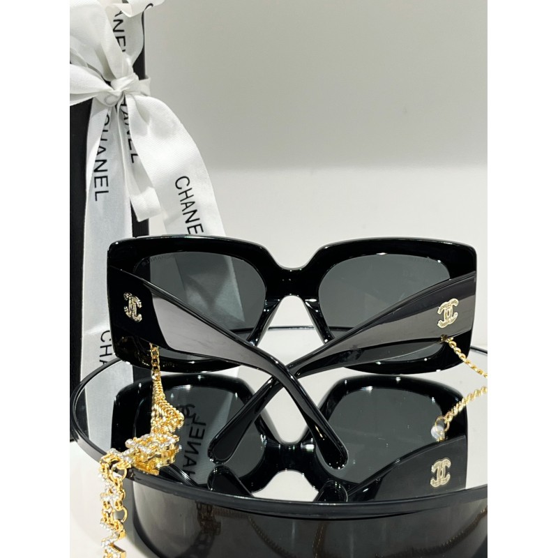 Chanel CH5430 Sunglasses In Black Gray