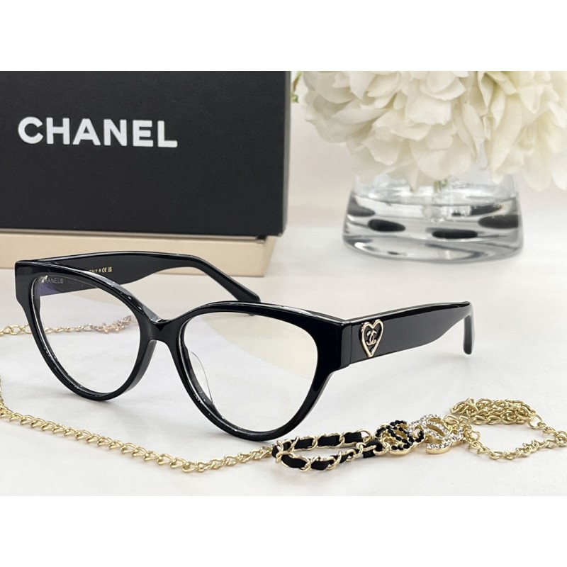 Chanel CH3436 Eyeglasses In Black Gold