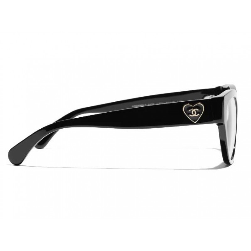 Chanel CH3436 Eyeglasses In Black Gold