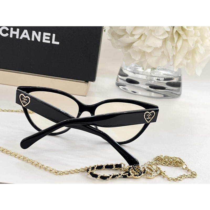 Chanel CH3436 Eyeglasses In Black Gold