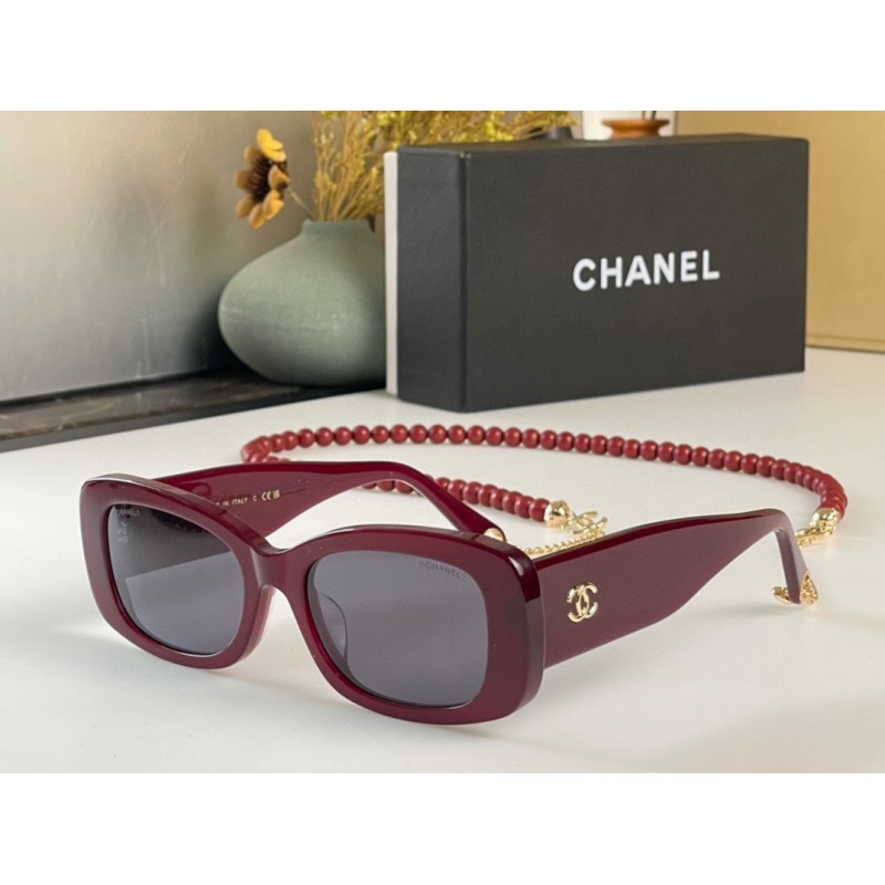 Chanel CH5488 Sunglasses In wine red