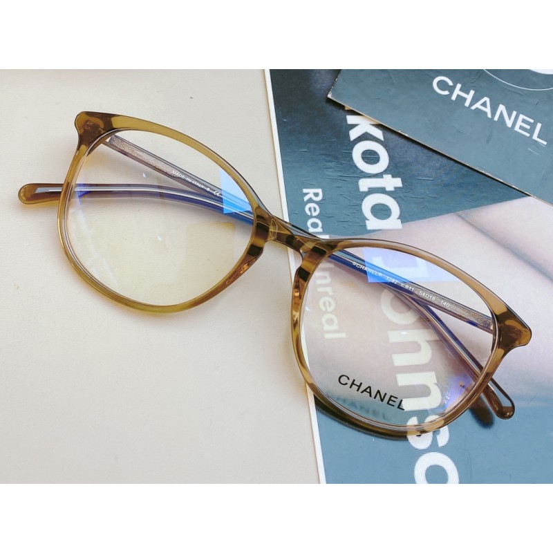 Chanel CH3282 Eyeglasses In Brown C001