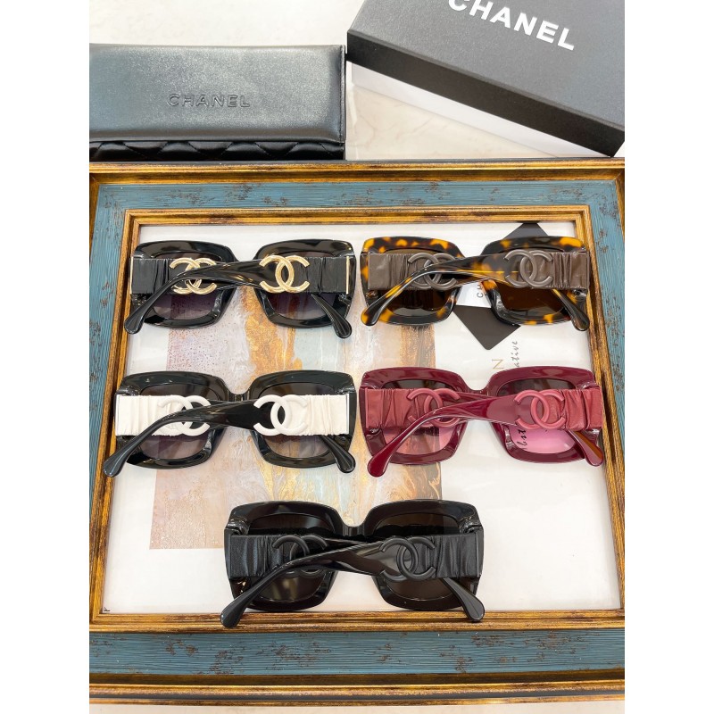Chanel CH5474 Sunglasses In Tortoiseshell Brown