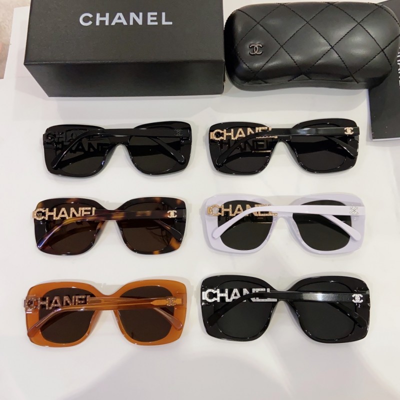 Chanel CH5422 Sunglasses In Brown Brown