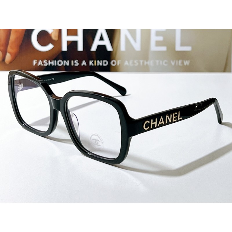 Chanel CH5408 Eyeglasses In Black Gold
