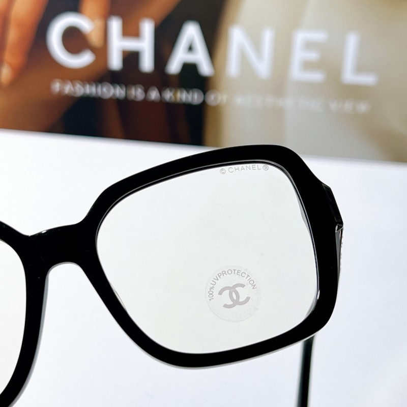 Chanel CH5408 Eyeglasses In Black Gold