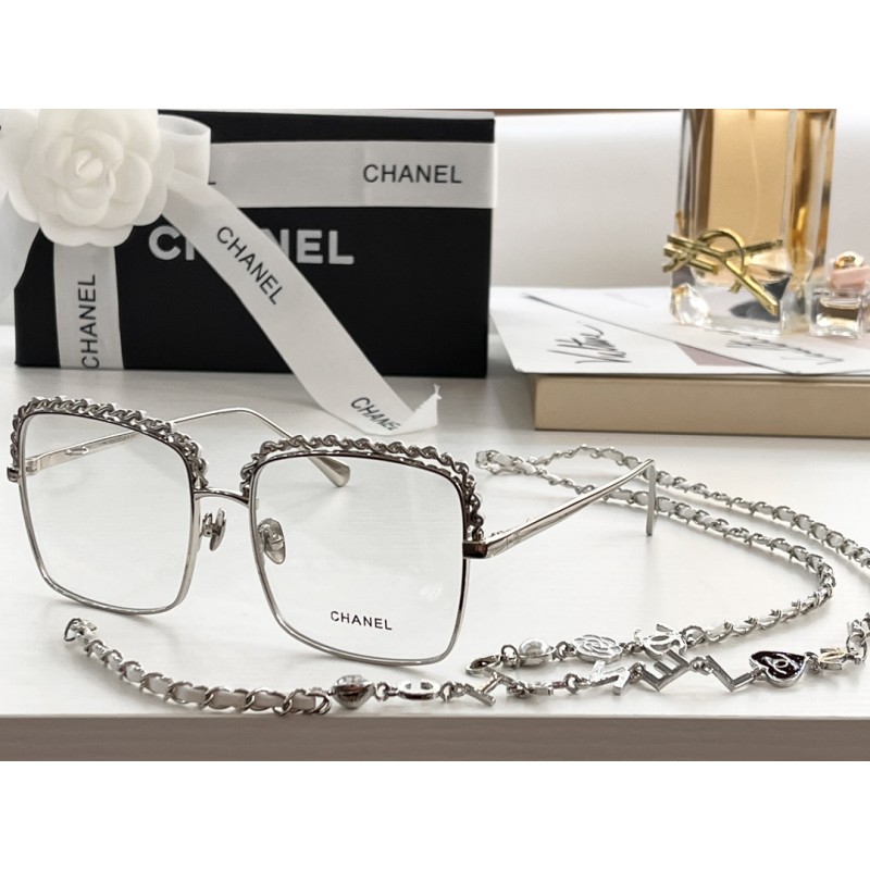 Chanel CH2206Q Eyeglasses In Silver White