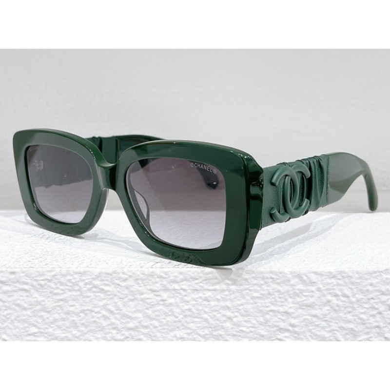 Chanel CH5473 Sunglasses In Green