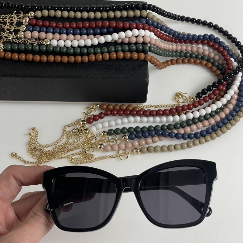 Chanel CH5487 Sunglasses In Black