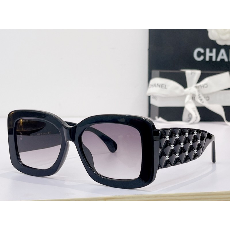 Chanel CH5483 Sunglasses In Black Gray