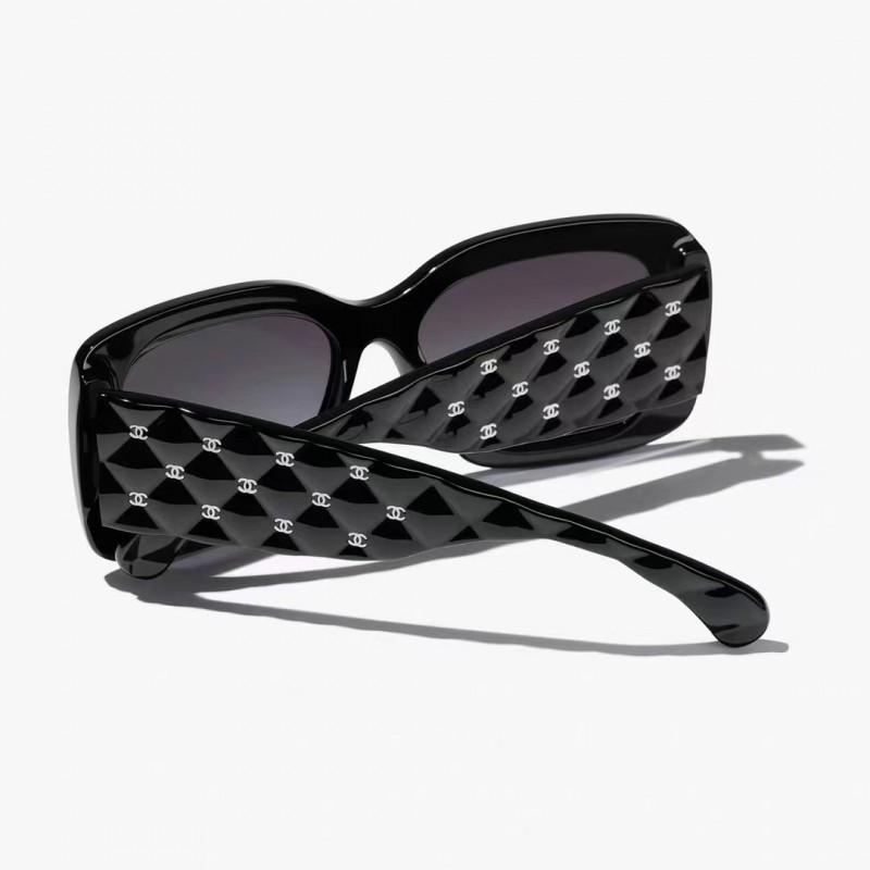 Chanel CH5483 Sunglasses In Black Gray