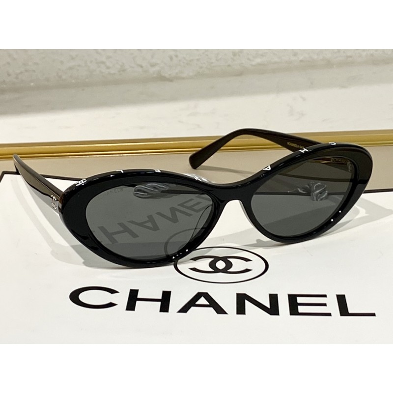 Chanel CH5416 Sunglasses In Black Gray