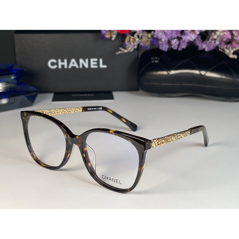 Chanel CH3410 Eyeglasses In Tortoiseshell Gold