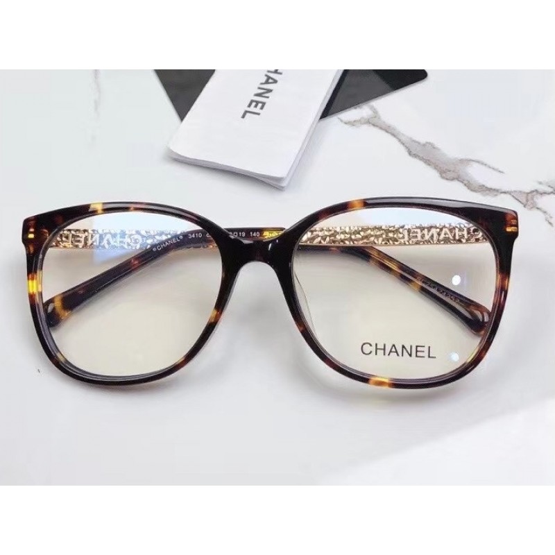 Chanel CH3410 Eyeglasses In Tortoiseshell Gold