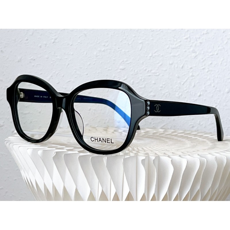 Chanel CH3439 Eyeglasses In Black Silver