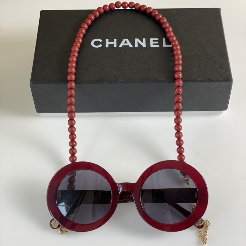 Chanel CH5489 Sunglasses In wine red