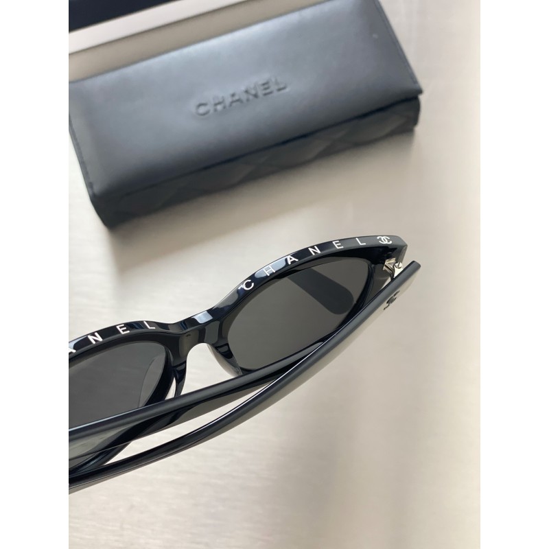 Chanel CH5414 Sunglasses In Black Gray