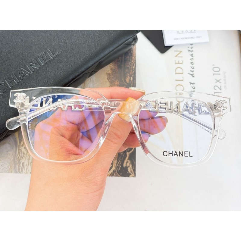 Chanel CH0747 Eyeglasses In Transparent Silver