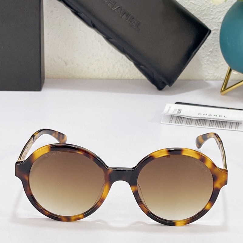 Chanel CH5430 Sunglasses In Tortoiseshell Gradient Brown