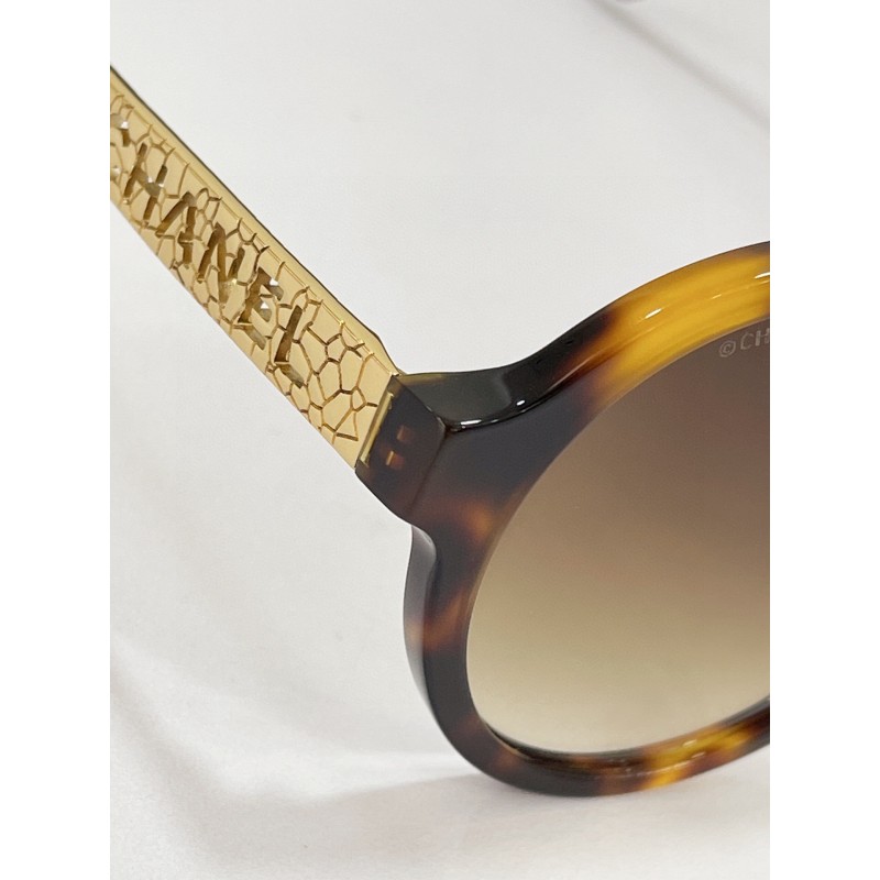 Chanel CH5430 Sunglasses In Tortoiseshell Gradient Brown