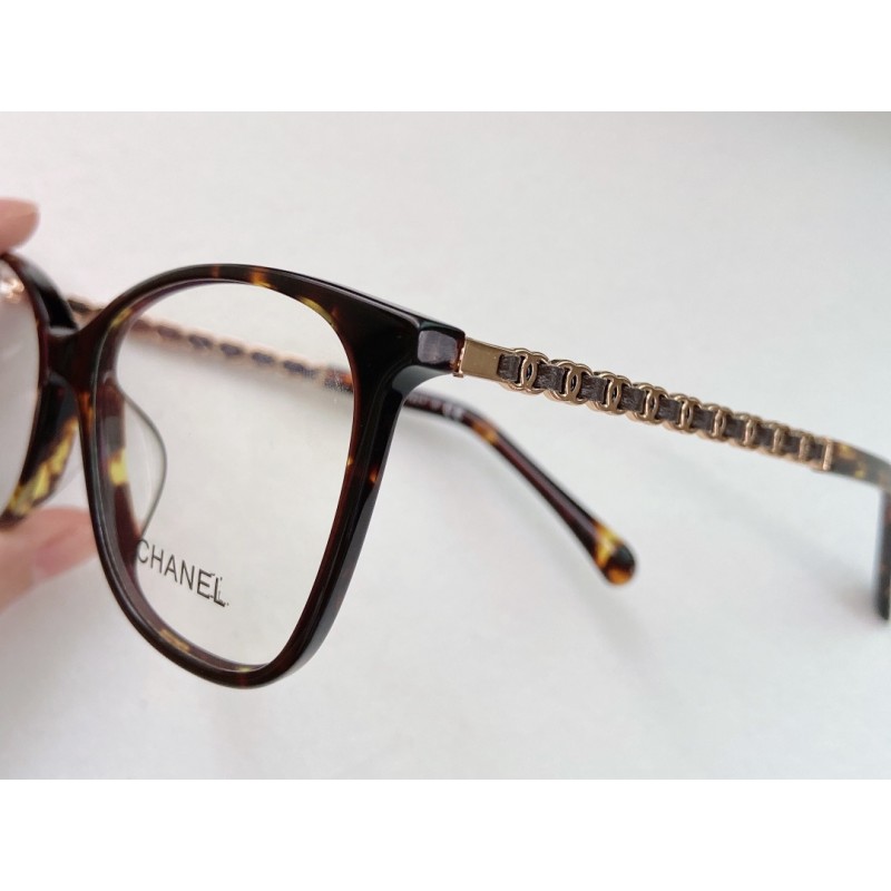 Chanel CH3408Q Eyeglasses In Tortoiseshell Glod