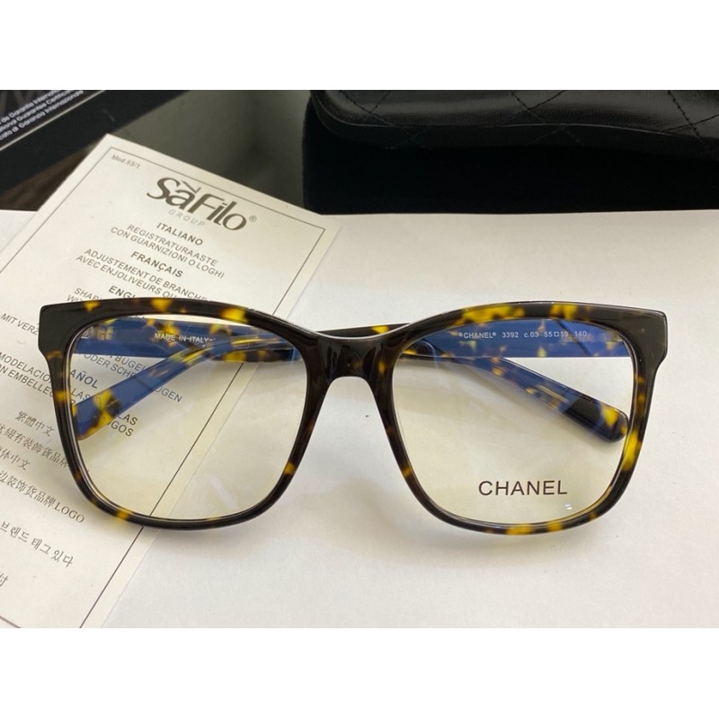 Chanel CH3392 Eyeglasses In Tortoiseshell