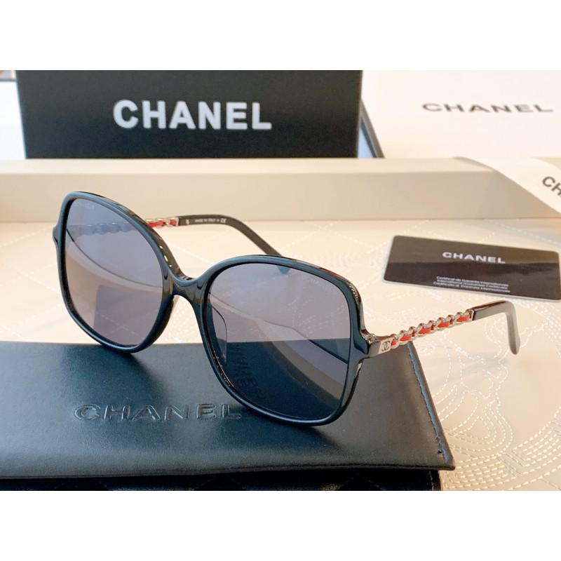 Chanel CH5210 Sunglasses In Black Gray
