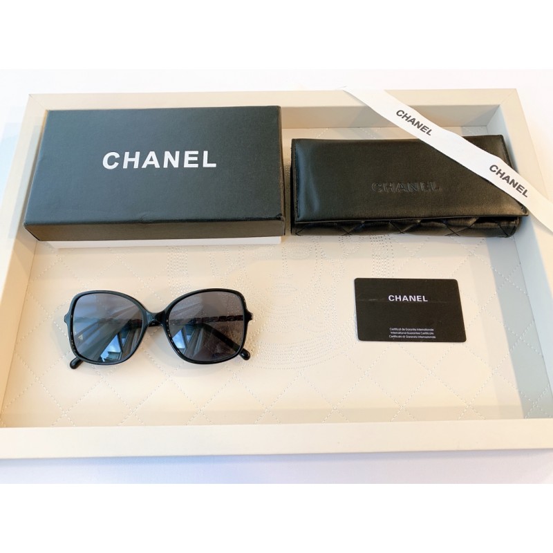 Chanel CH5210 Sunglasses In Black Gray