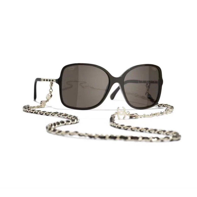 Chanel CH2207 Sunglasses In Black Gray