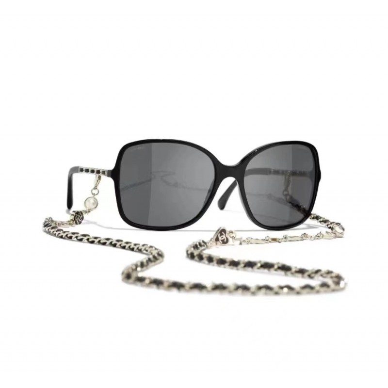 Chanel CH2207 Sunglasses In Black Gray