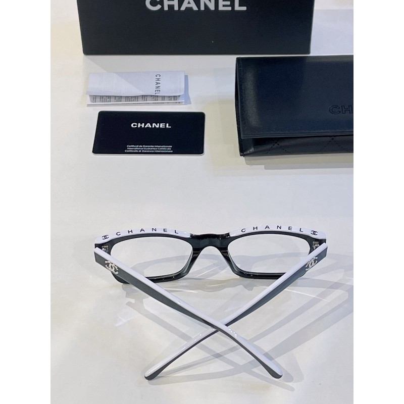 Chanel CH5417 Eyeglasses In Black & White