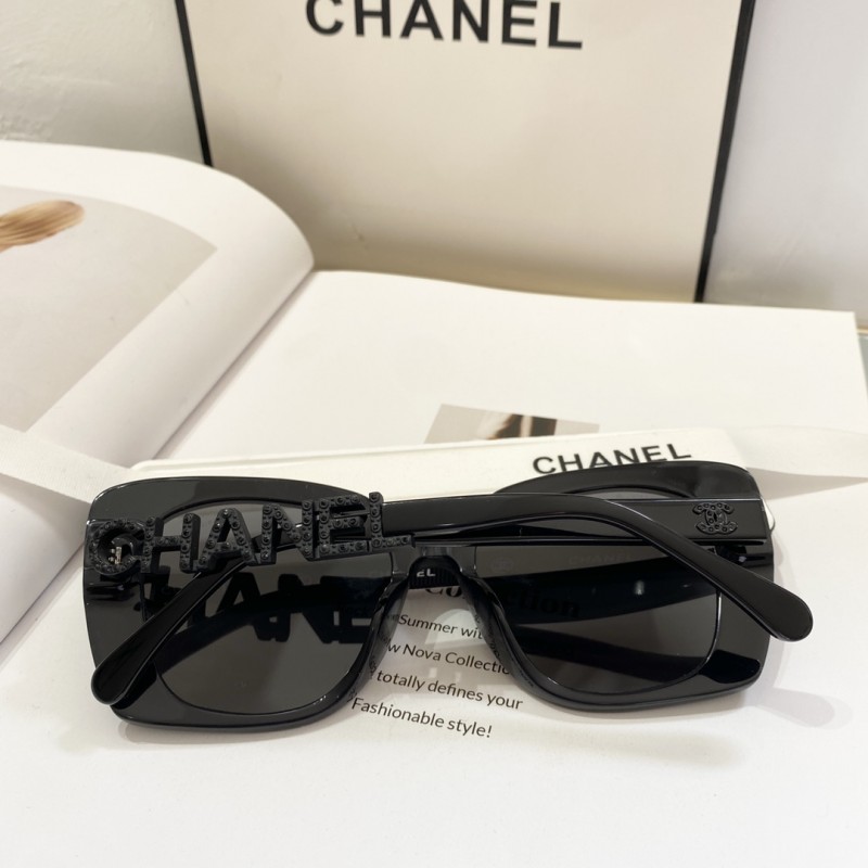 Chanel CH5422 Sunglasses In Black Gray