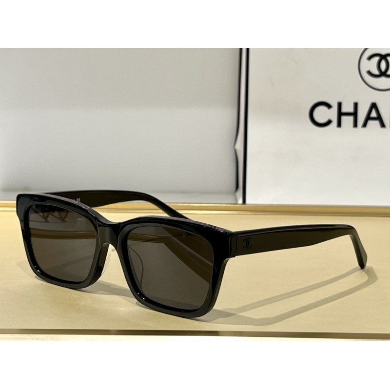 Chanel CH5417 Sunglasses In Black Gray