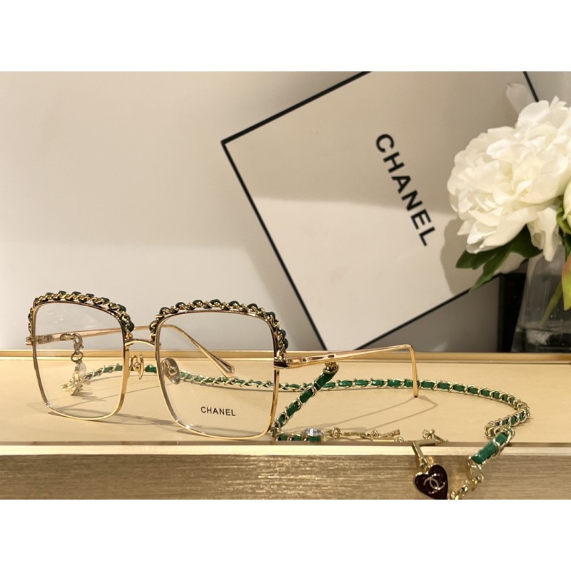 Chanel CH2206Q Eyeglasses In Golden Green