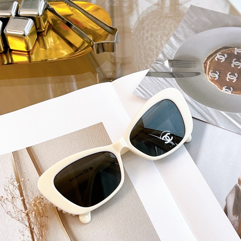 Chanel CH5480 Sunglasses In White