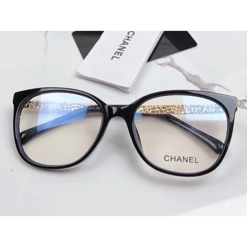 Chanel CH3410 Eyeglasses In Black Gold