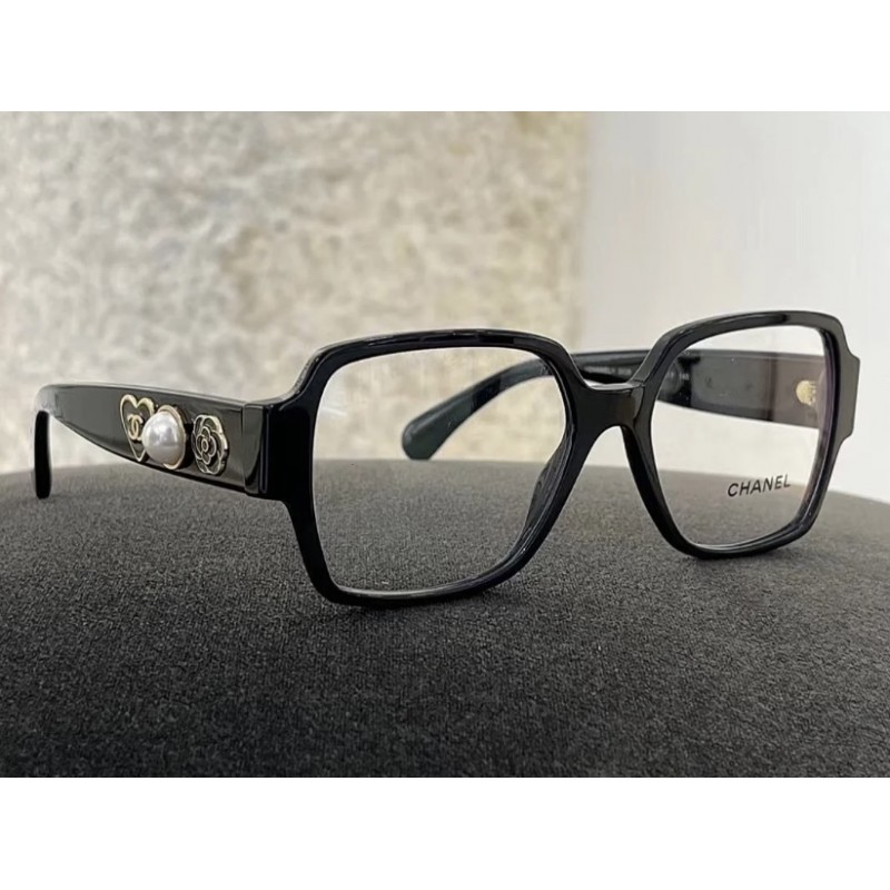 Chanel CH3438 Eyeglasses In Black Silver