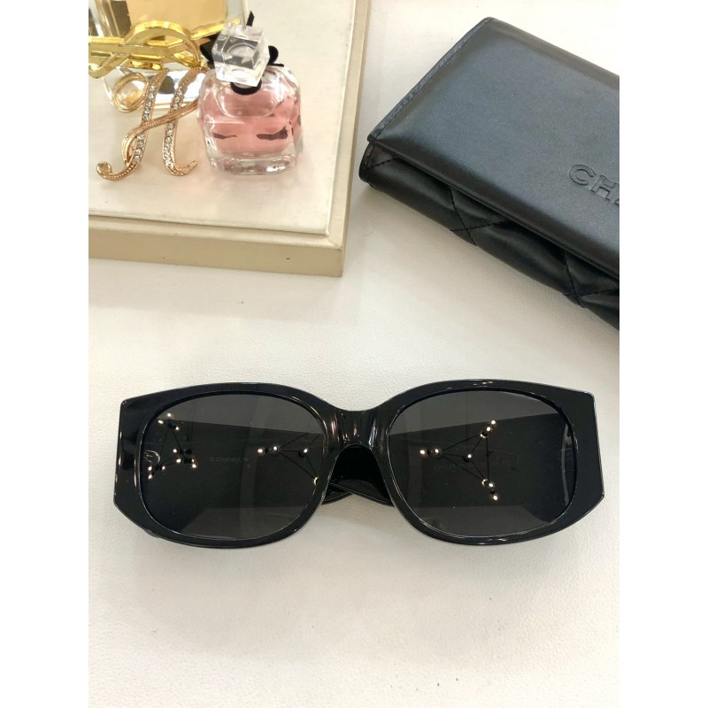 Chanel CH5743 Sunglasses In Black Gray