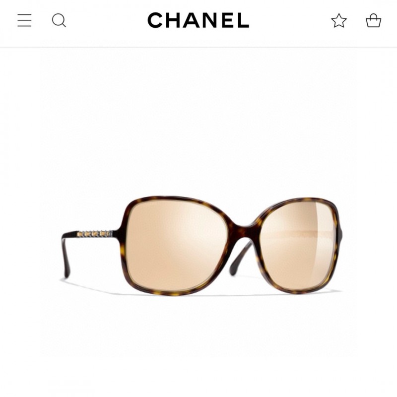 Chanel CH5210 Sunglasses In Tortoiseshell