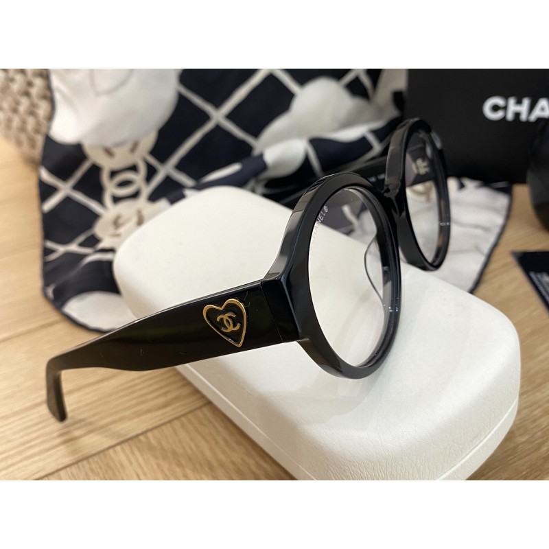Chanel CH3437 Eyeglasses In Black Silver