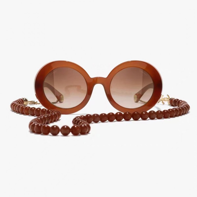 Chanel CH5489 Sunglasses In Brown