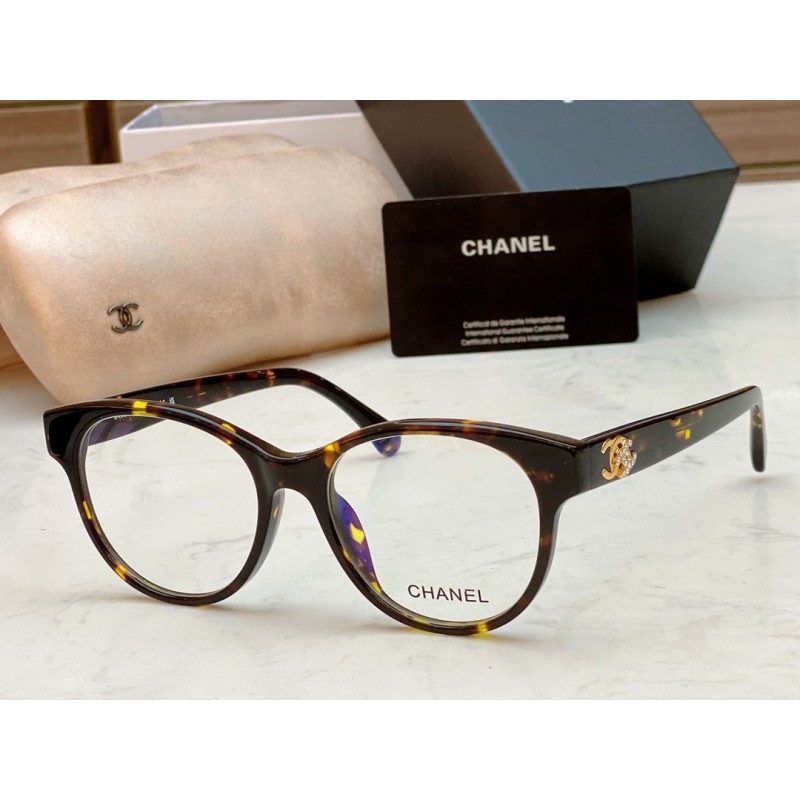 Chanel CH3431 Eyeglasses In Tortoiseshell Gold