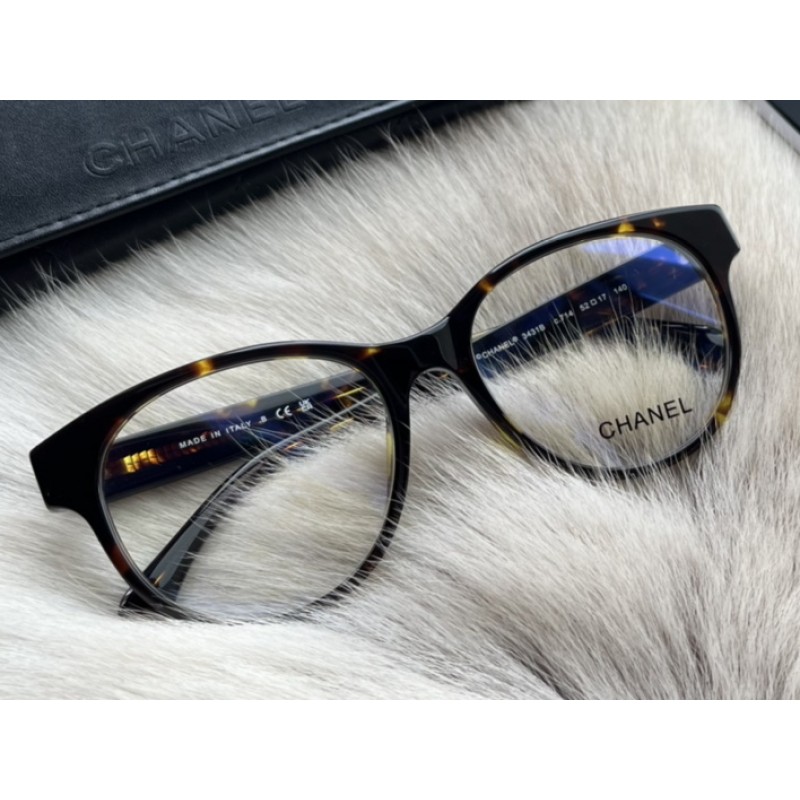 Chanel CH3431 Eyeglasses In Tortoiseshell Gold