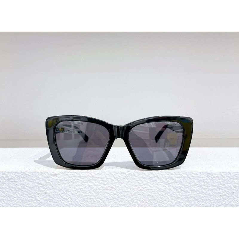 Chanel CH5476 Sunglasses In Black Gray